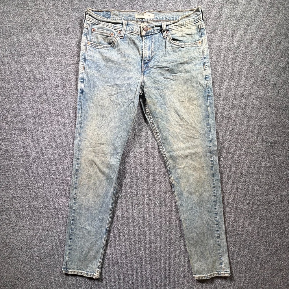 Signature by Levi's Skinny Jeans Mens 30x32 Blue Cotton Denim Slim Faded Stretch
